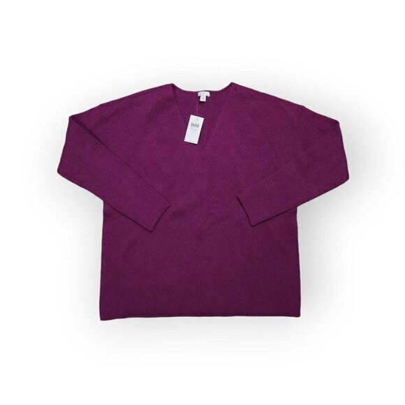 J. Jill Sweaters - New J Jill Pink V Neck Sweater Long Sleeve‎ Size Small $89